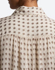 blouse empiècement dos beige