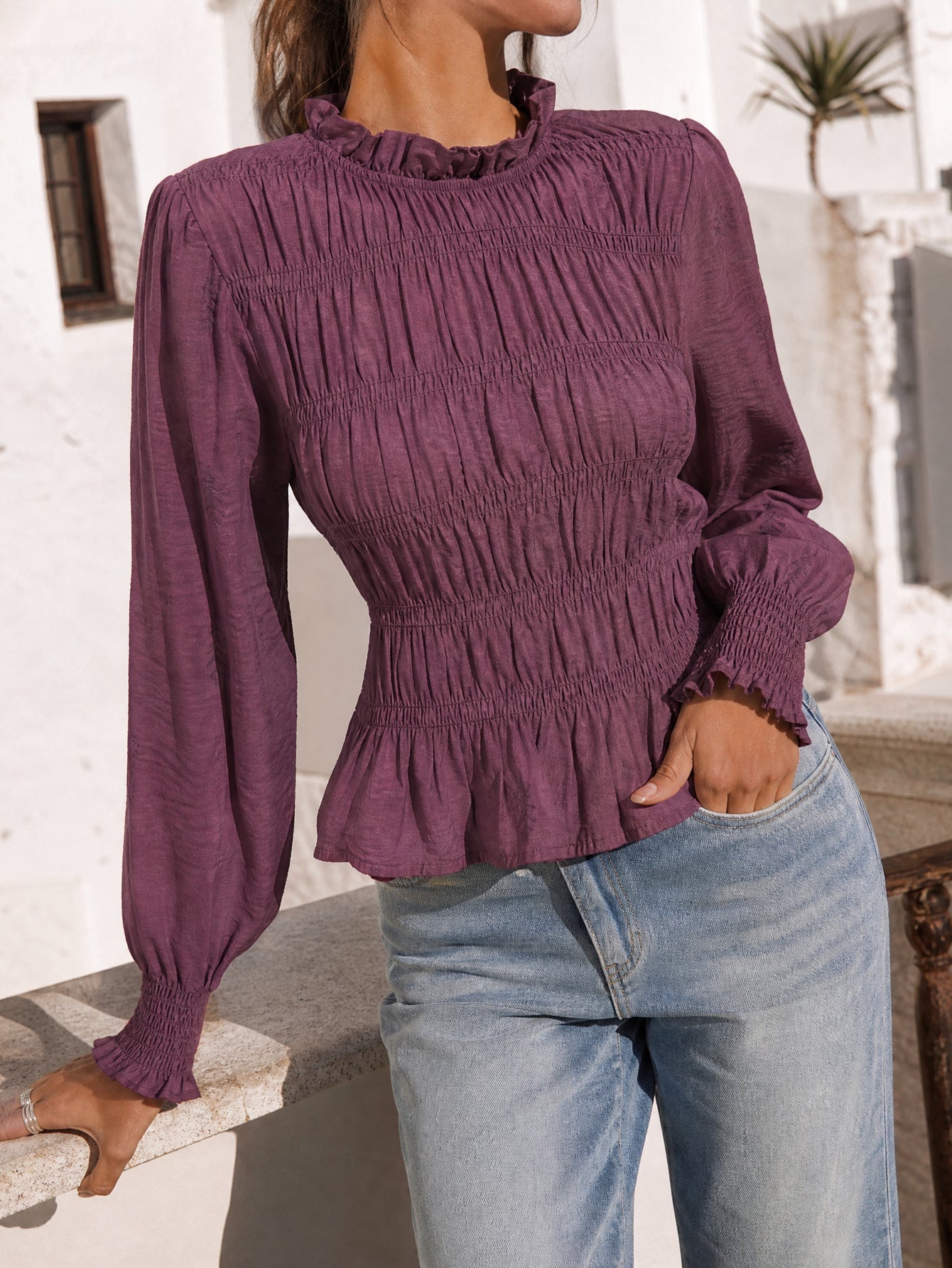 blouse pour femme au quotidien vue 19
