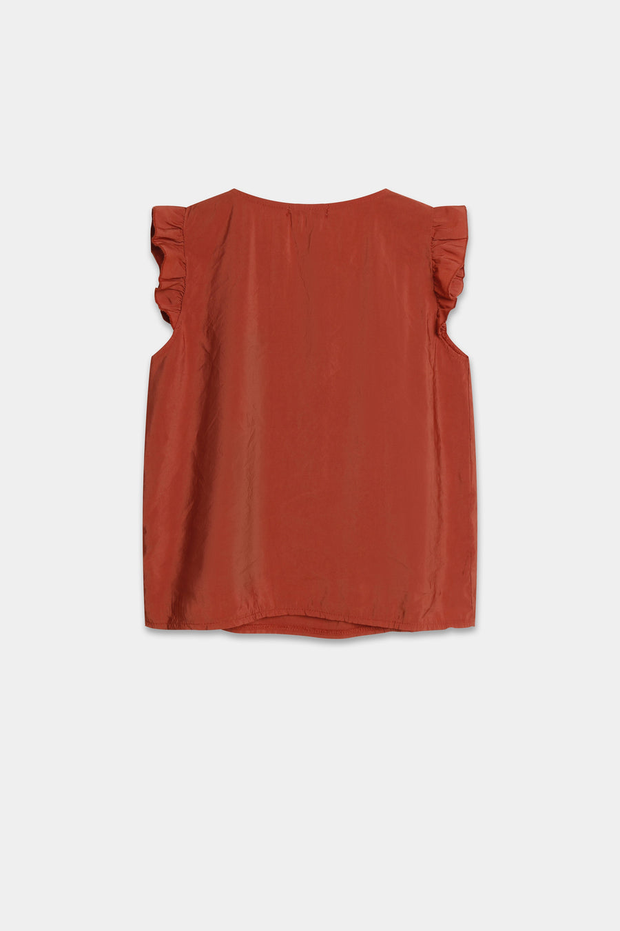 blouse fluide a volants col fendu image 10