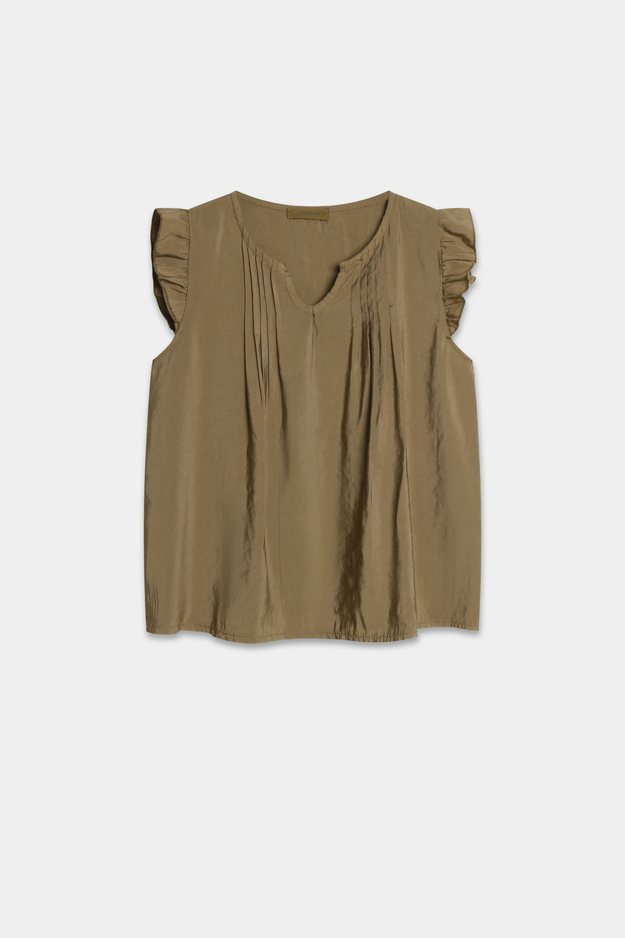 blouse fluide a volants col fendu image 13