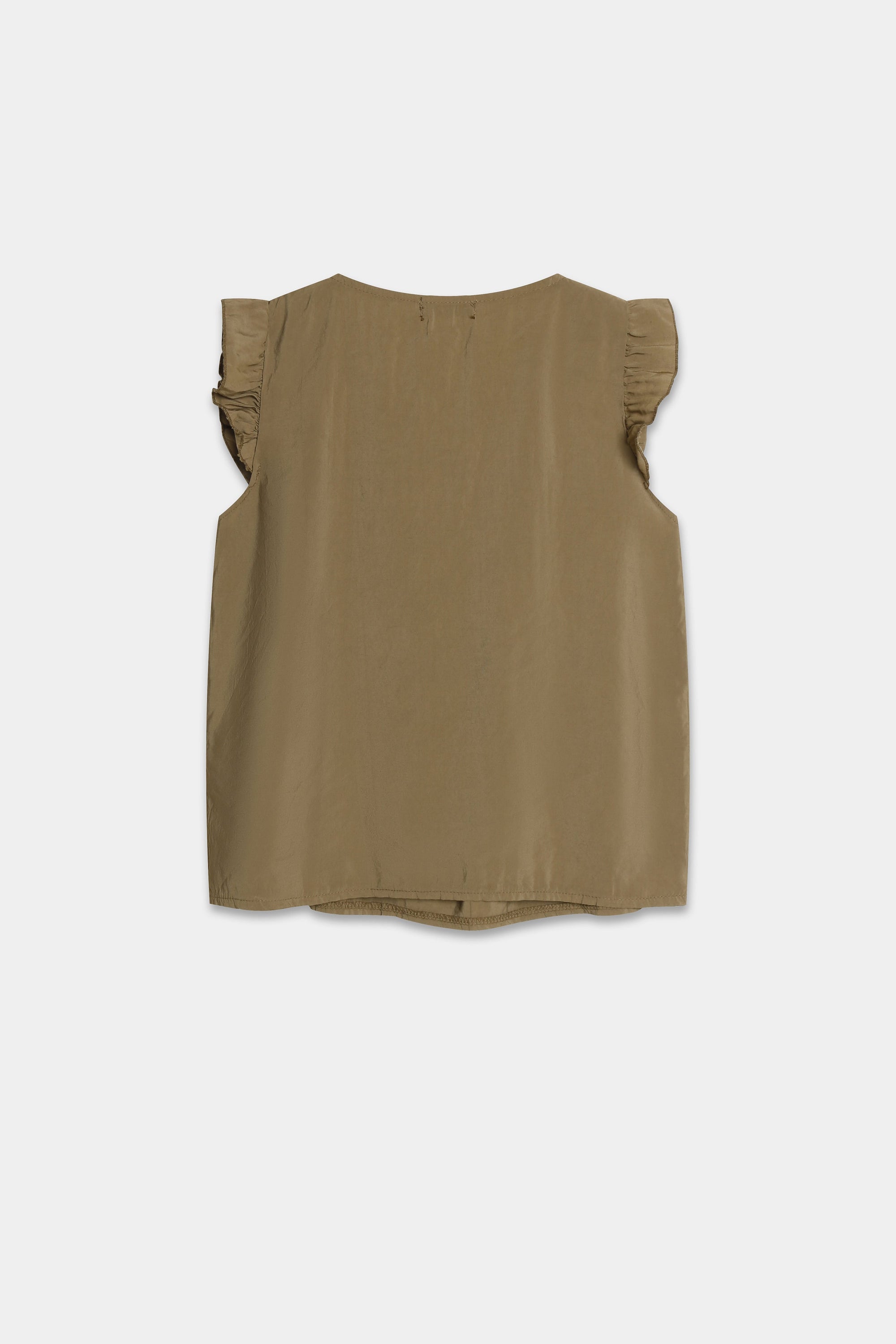 blouse fluide a volants col fendu image 14