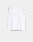 blouse fluide a volants col fendu image 4
