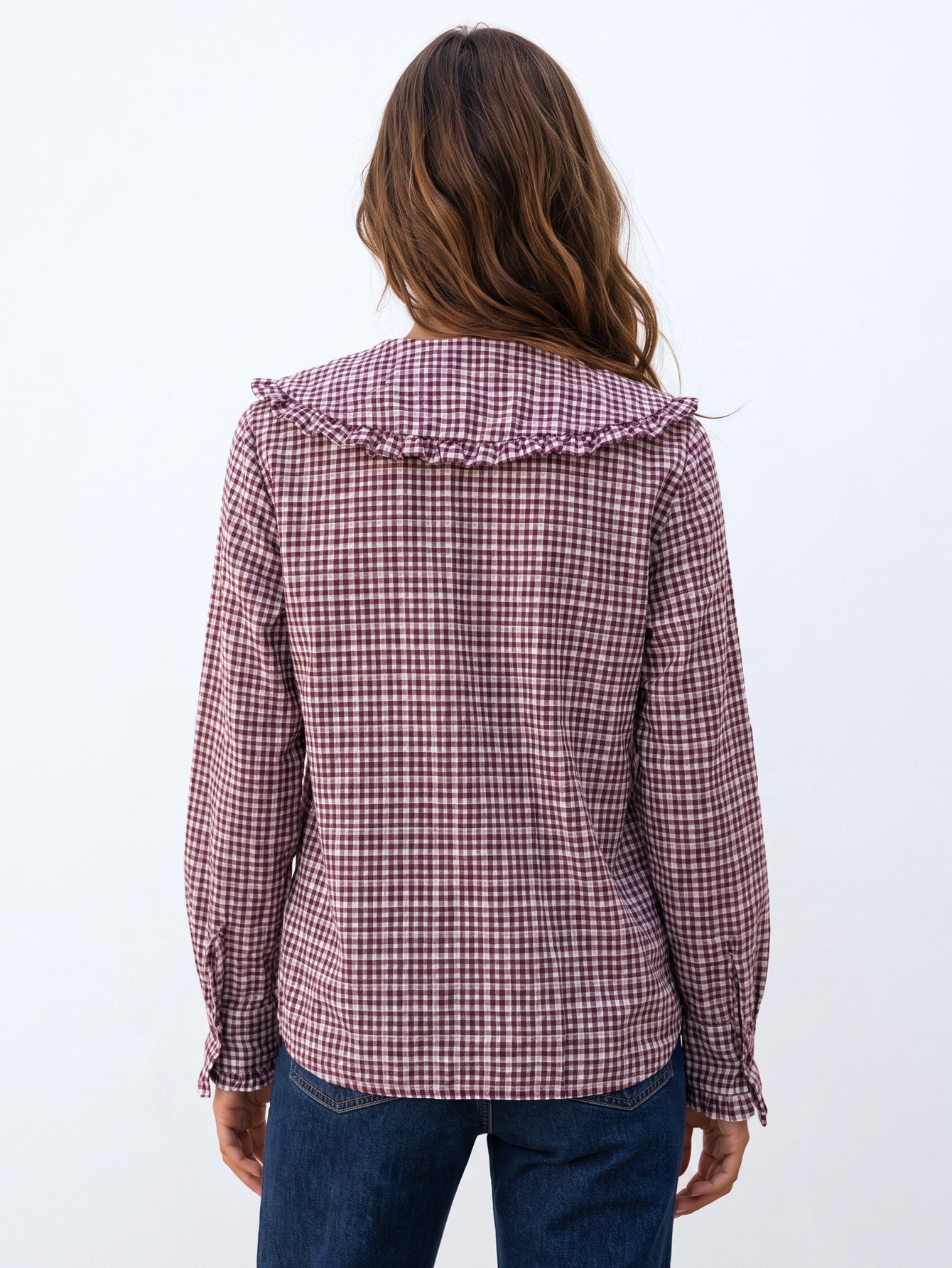 blouse texturé VICHY pour femme vue 03
