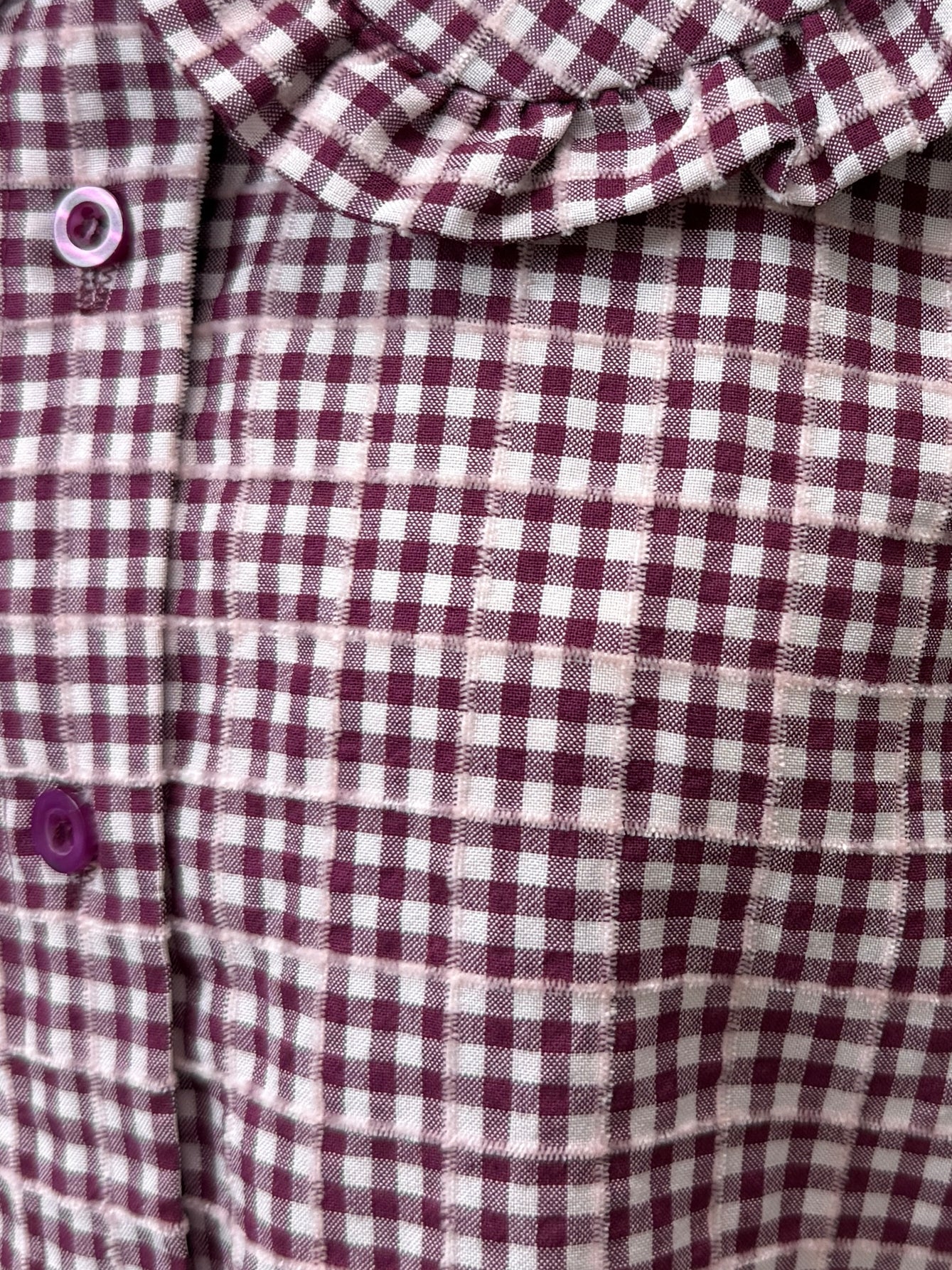 blouse texturé VICHY pour femme vue 06