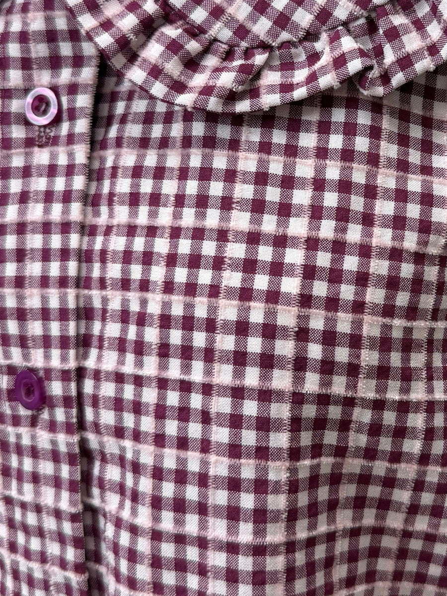 blouse texturé VICHY pour femme vue 06