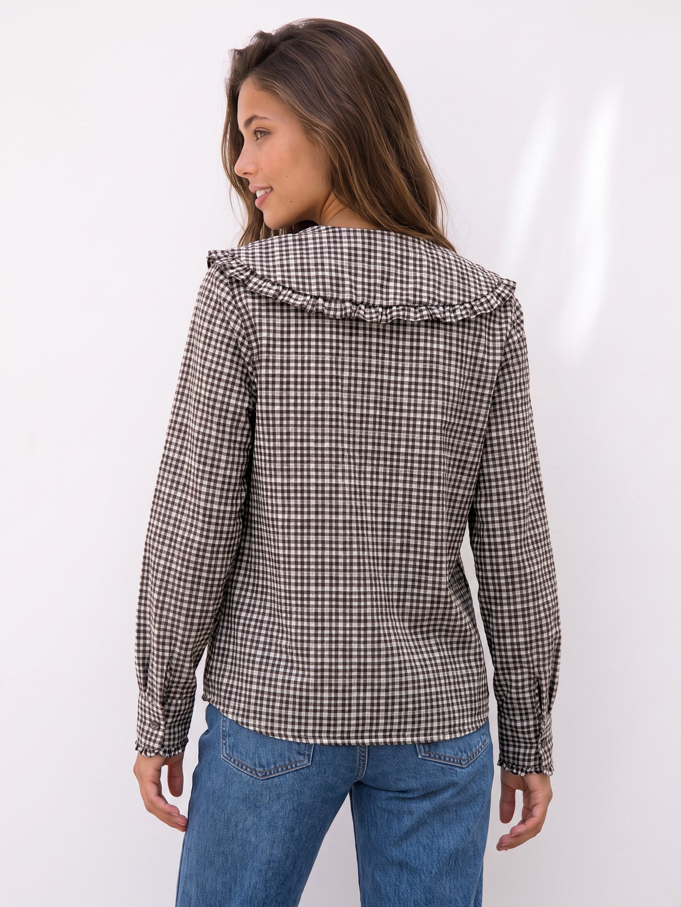 blouse texturé VICHY pour femme vue 09