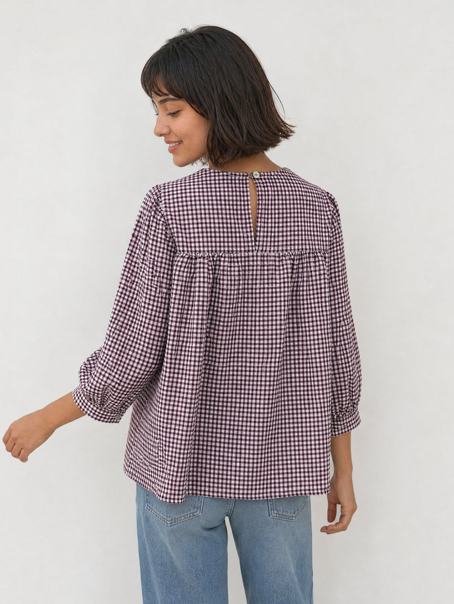 blouse AMPLIO texturé pour femme vue 10