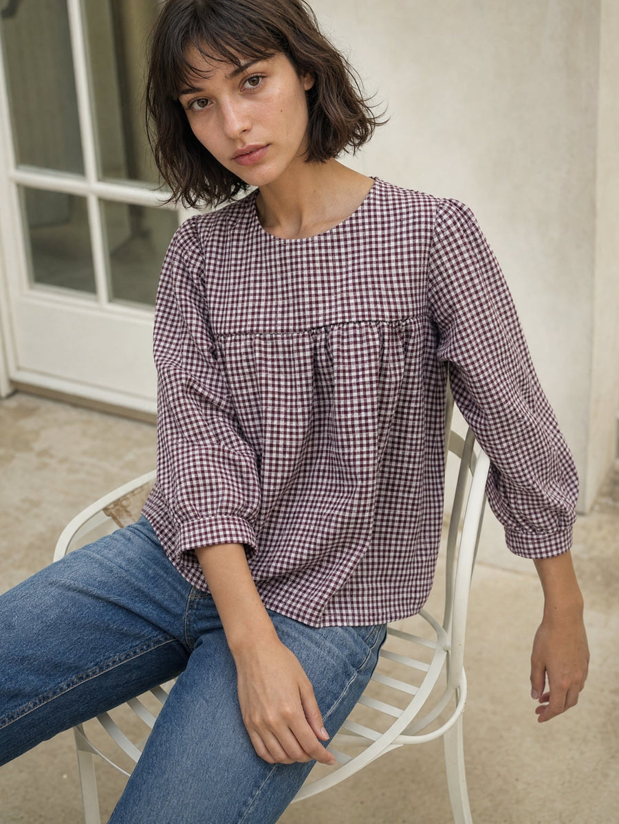 blouse AMPLIO texturé pour femme vue 12