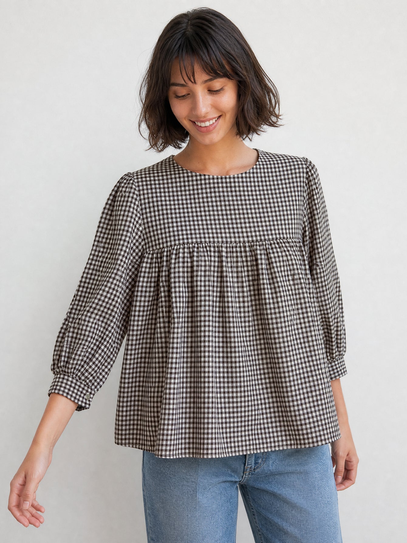 blouse AMPLIO texturé pour femme vue 02