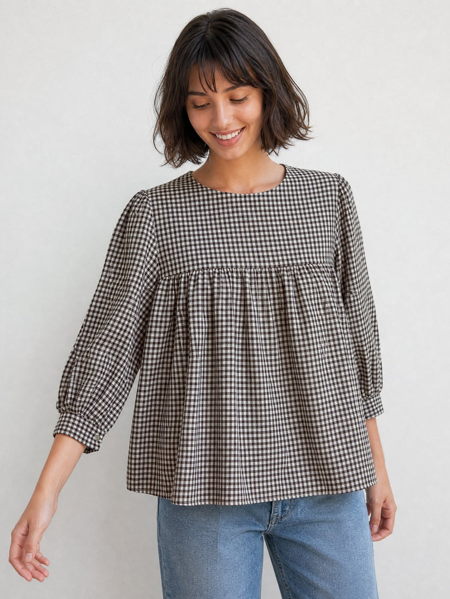 blouse AMPLIO texturé pour femme vue 02