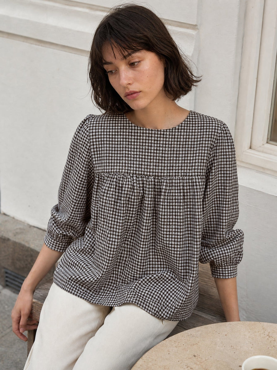 blouse AMPLIO texturé pour femme vue 04