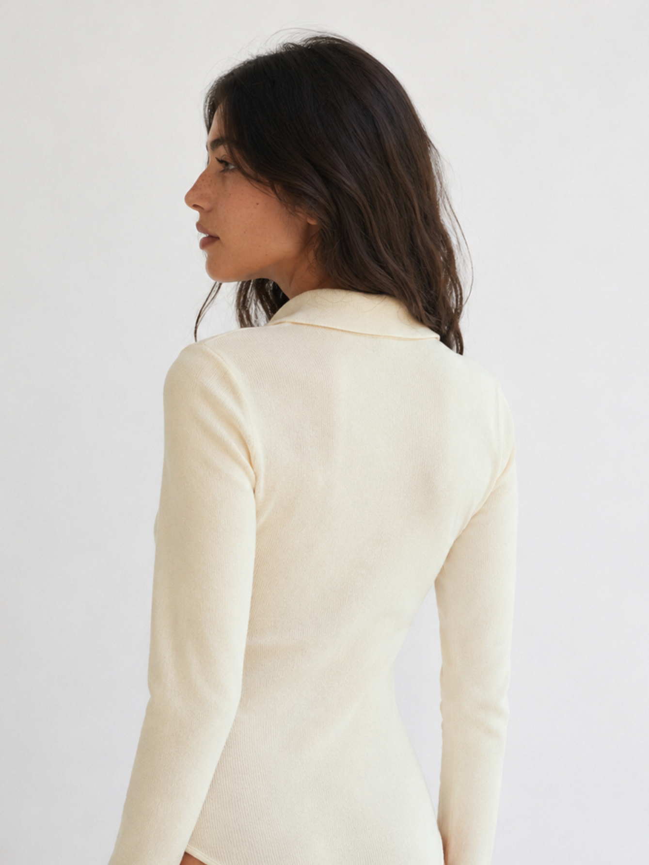 Body maille écru dos