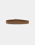 Ceinture cloutée camel vue arrière