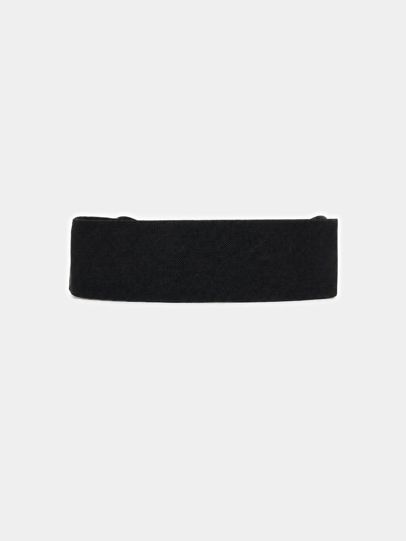 Dos de la ceinture élastique large noire