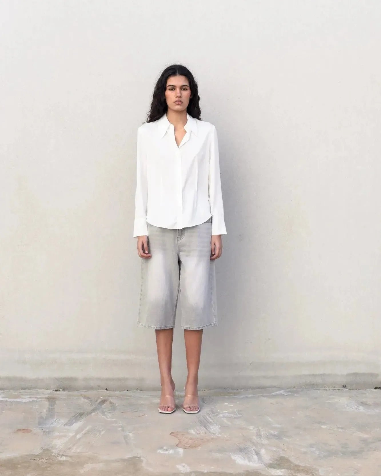 Classic Chemise Oversize en Popeline pour Femmes - S5DU60Z8