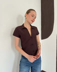 top13860 chemise bordeaux coupe slim style decontracte elegant image 3