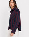 chemise coton rayures mélange vue 12