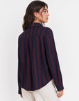 chemise coton rayures mélange vue 13
