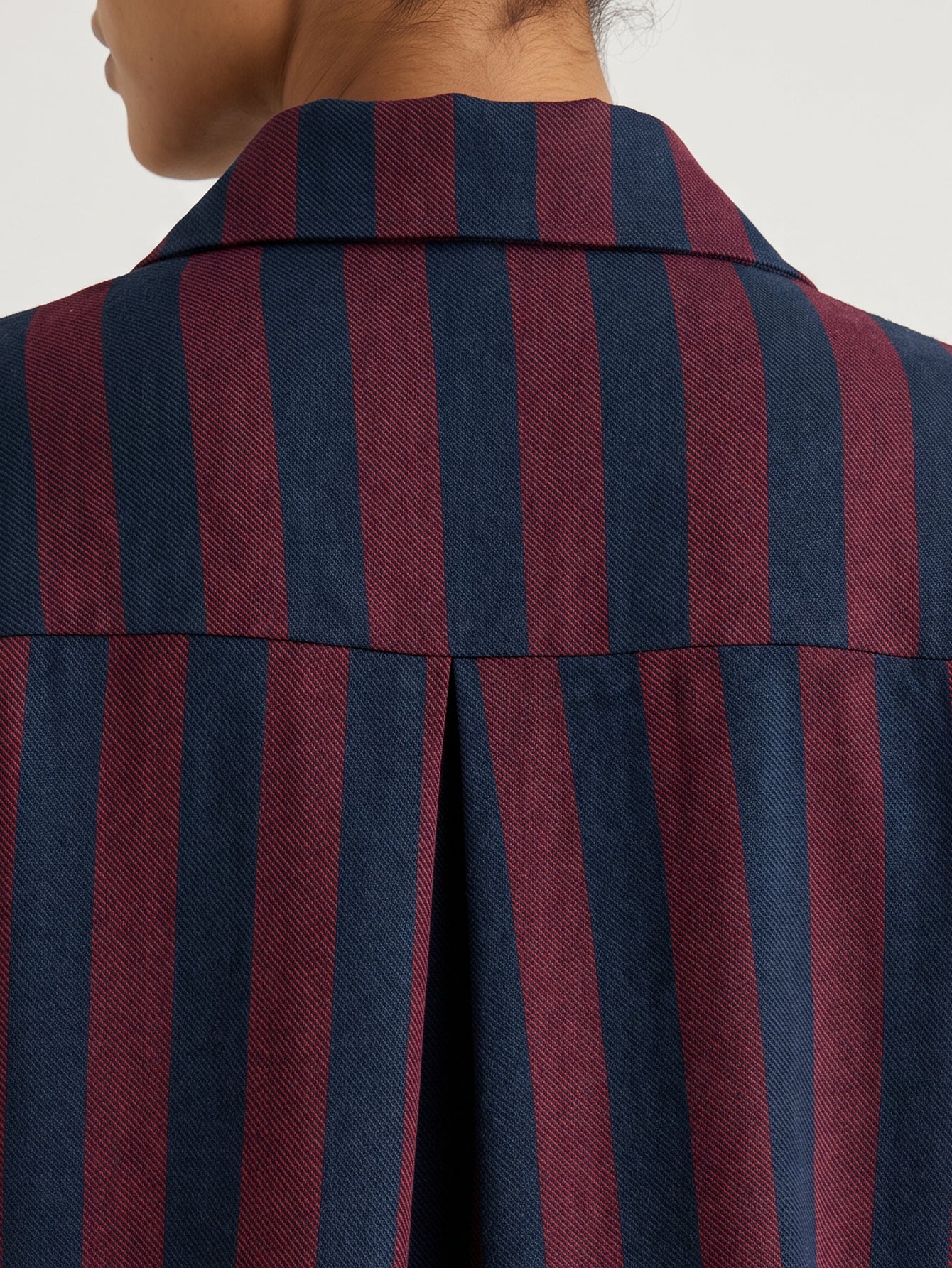chemise coton rayures mélange vue 15