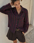 chemise coton rayures mélange vue 01