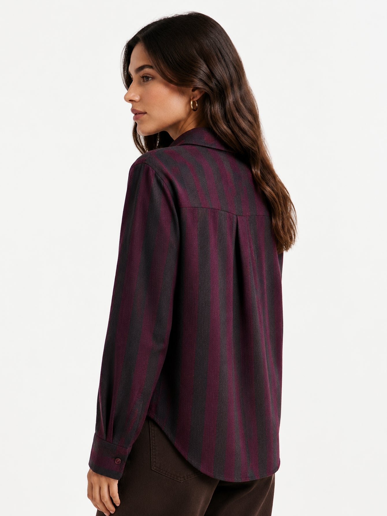 chemise coton rayures mélange vue 04