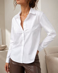 chemise blanche à col classique