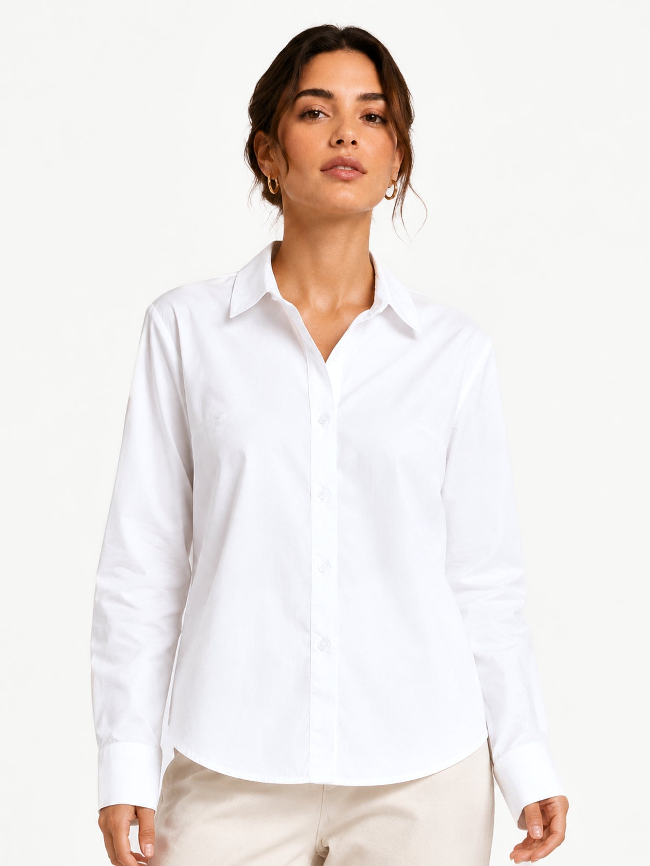 chemise blanche vue de devant