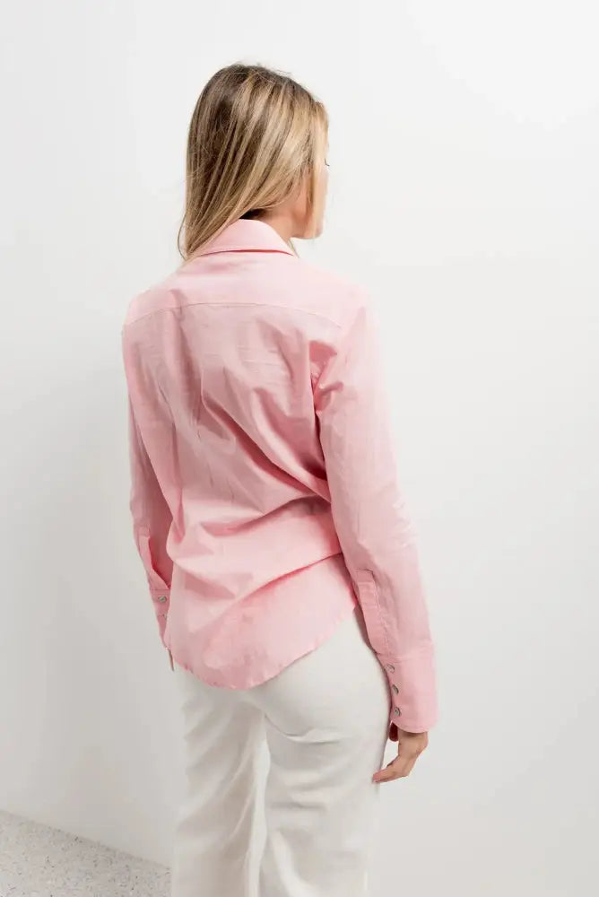 Chemise flanelle femme rose clair, chemise flanelle légère et tendance pour femme