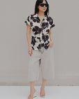 camisa nudo estampada image 2