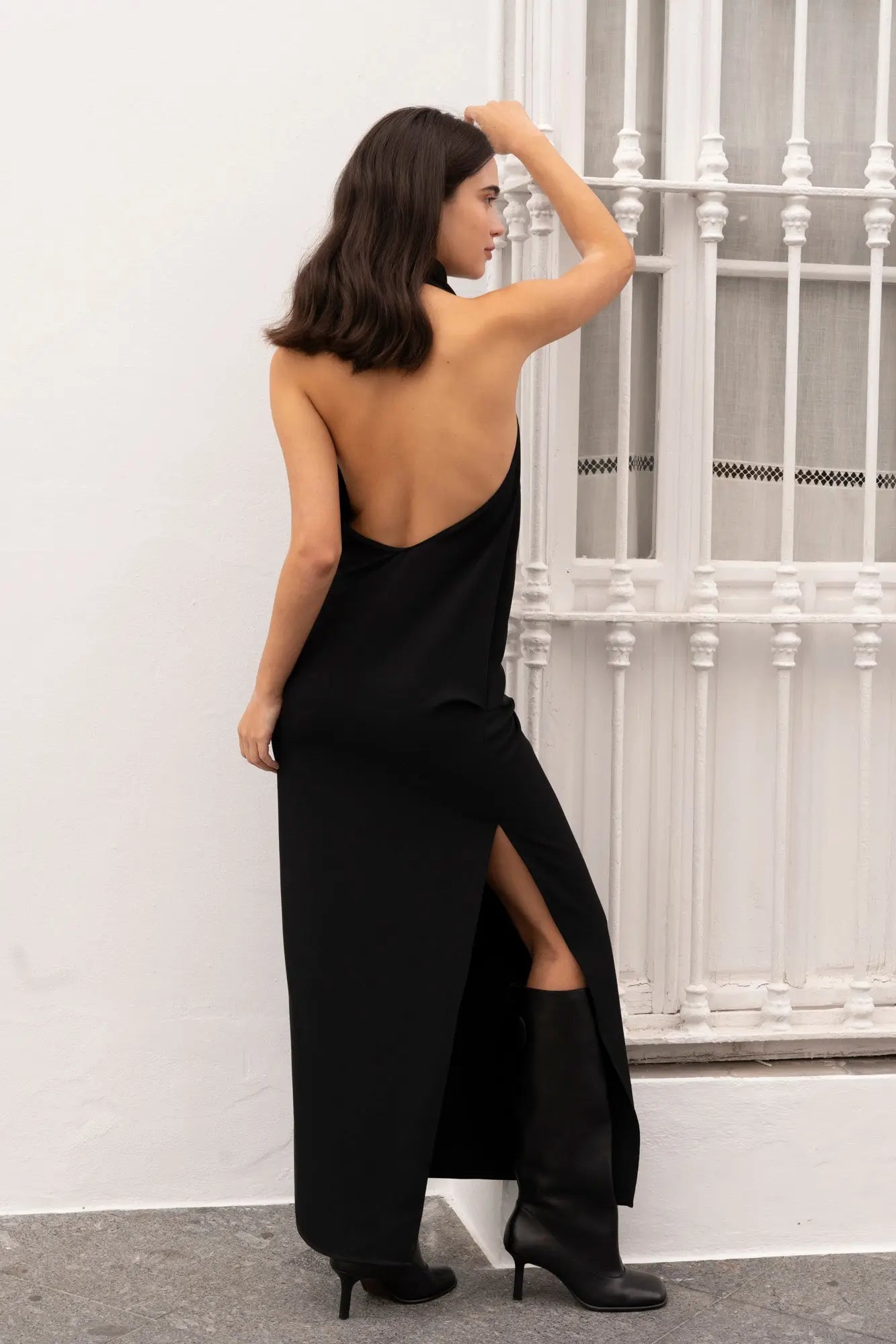 Robe halter Sapiato