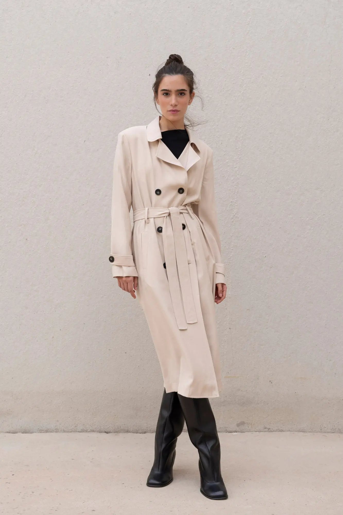 Manteau trench fluide Sapiato