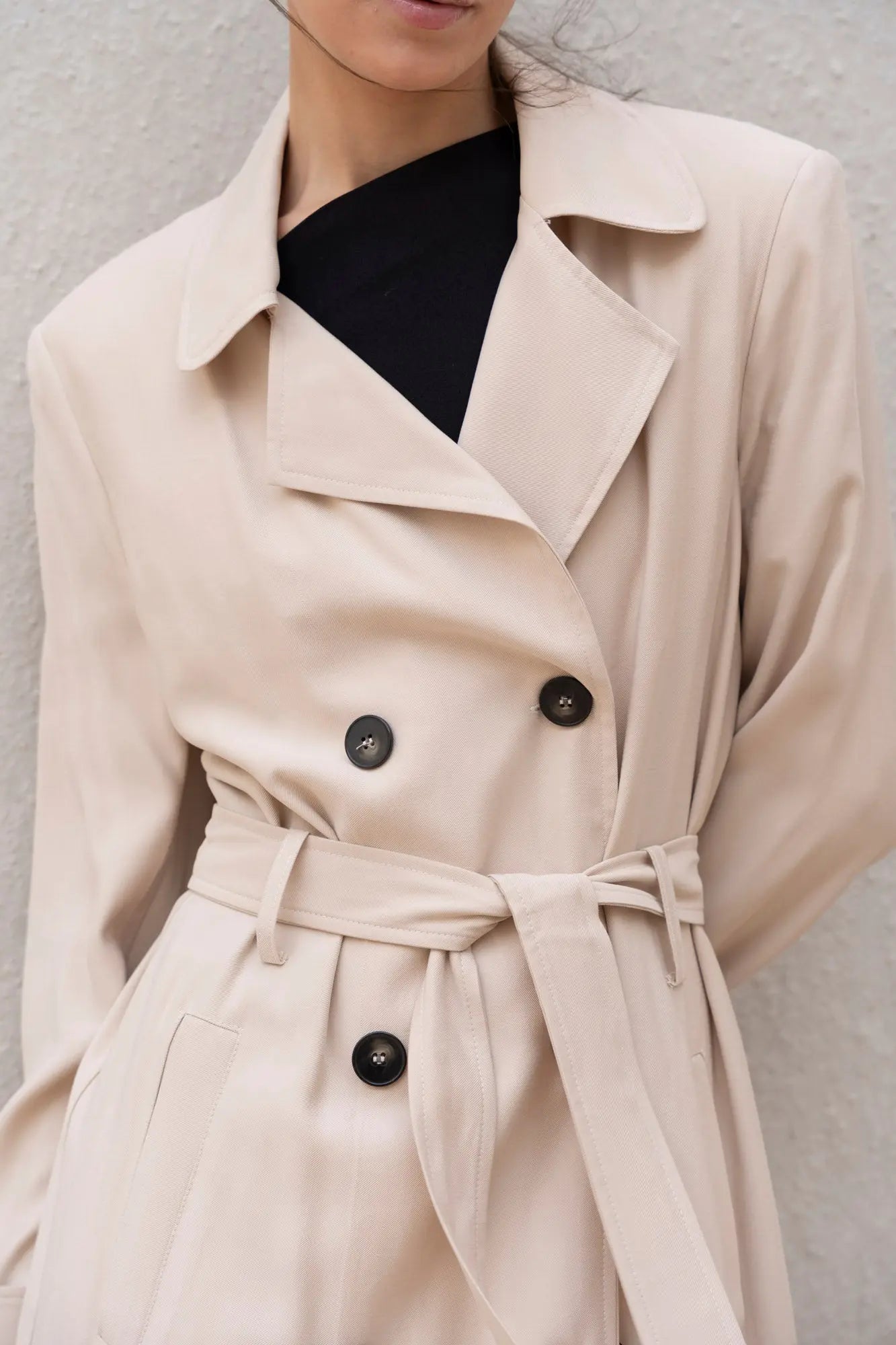 Manteau trench fluide Sapiato