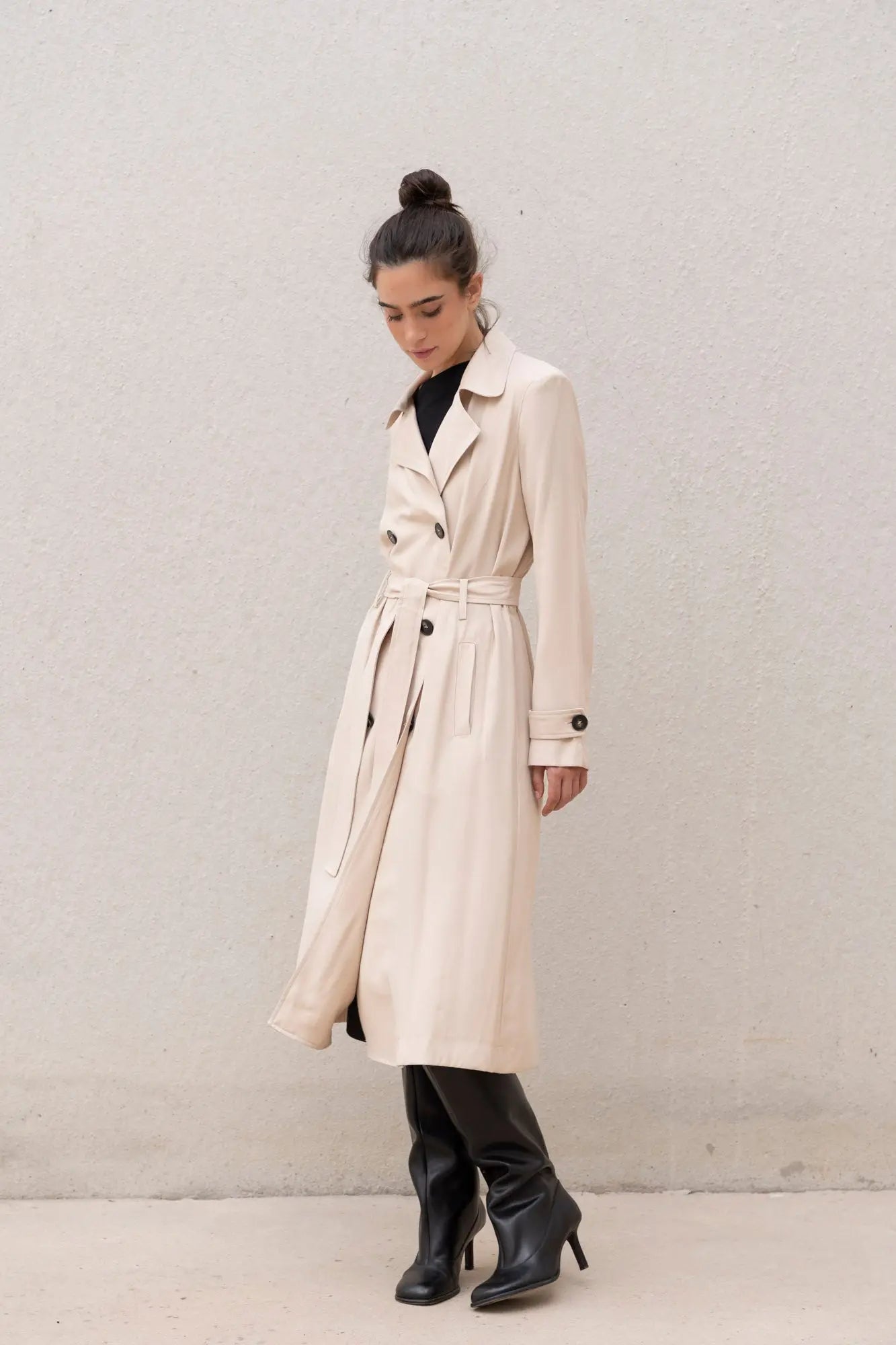 Manteau trench fluide Sapiato