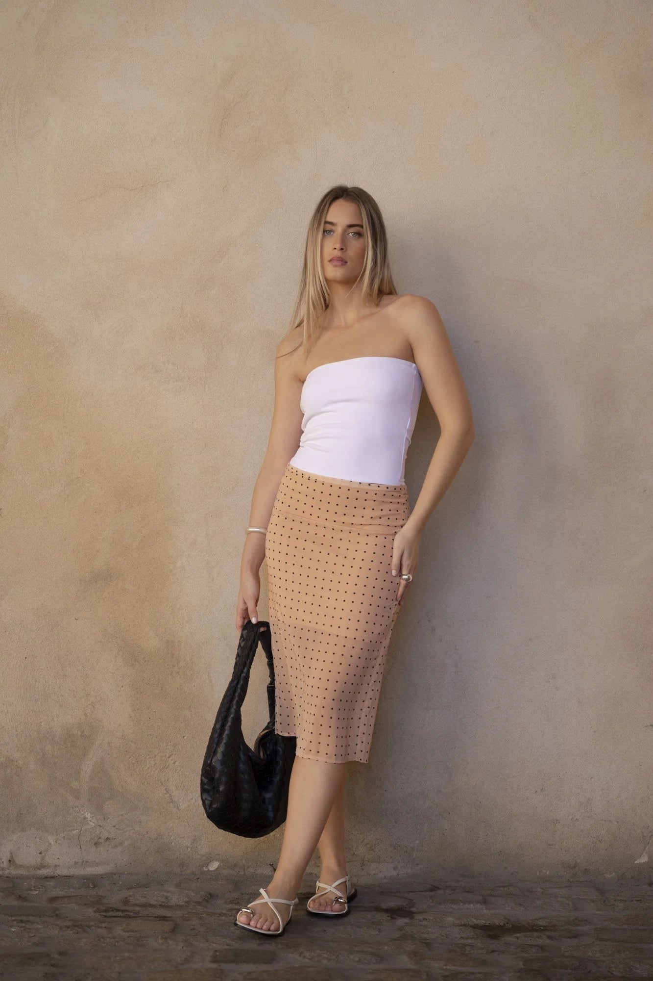 Jupe midi imprimée Sapiato