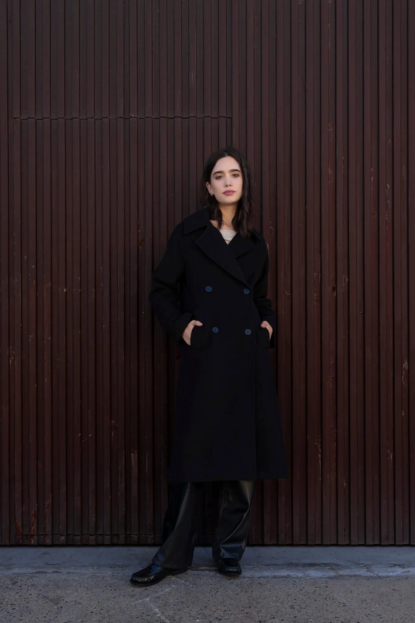 Manteau à double poitrine Sapiato