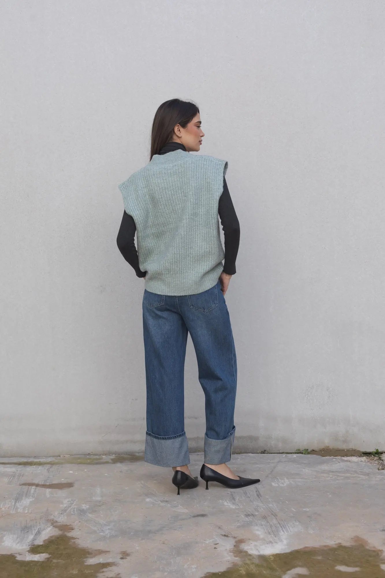 Gilet en tricot oversize Sapiato