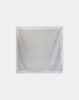 Foulard à pois écru vue à plat