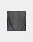 Foulard à pois anthracite vue à plat