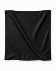 Foulard satiné noir