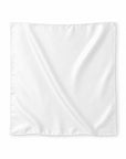 Foulard satiné blanc