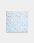 Foulard motif chiens bleu ciel