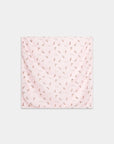Foulard motif chiens rose pâle