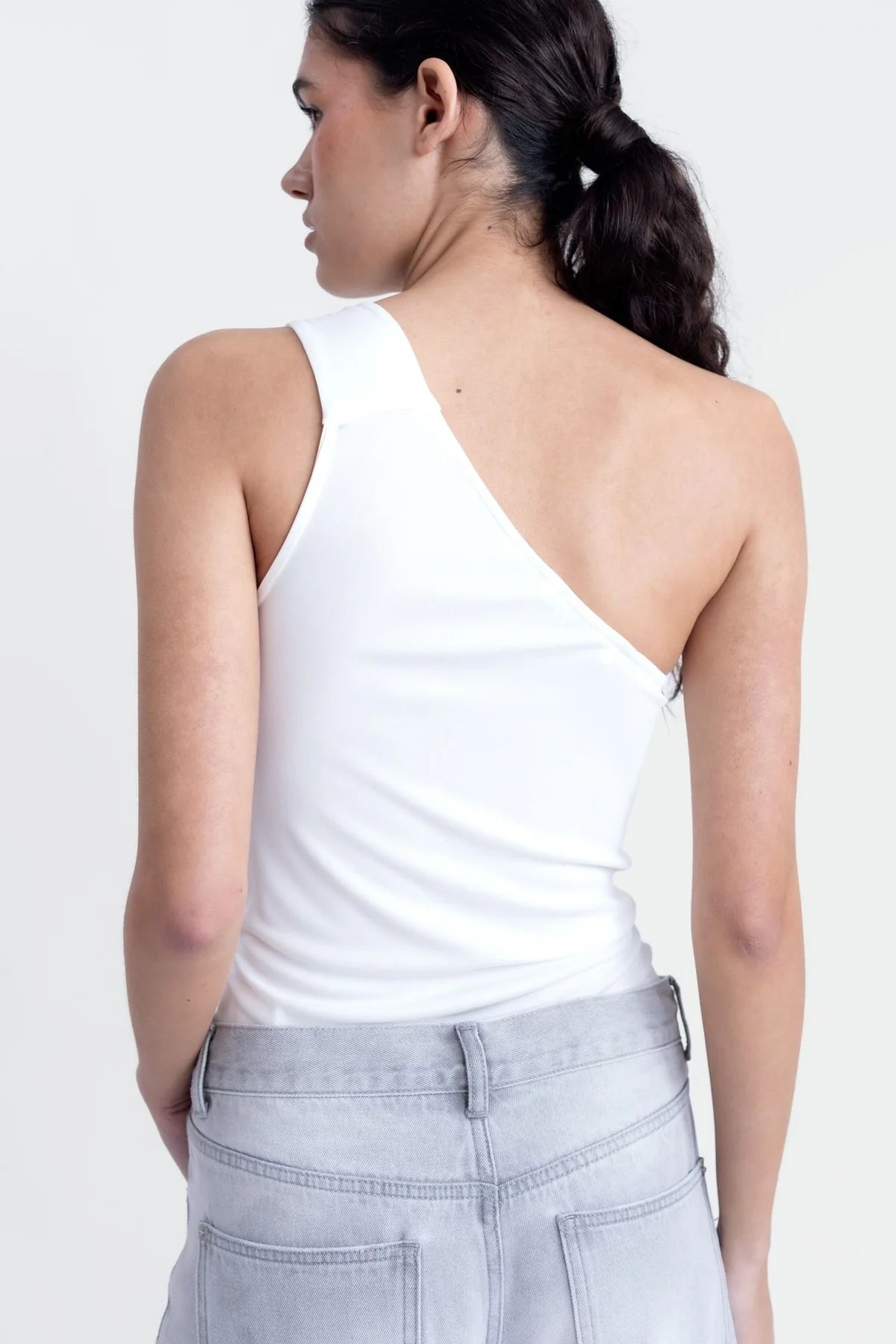 Top asymétrique blanc Sapiato
