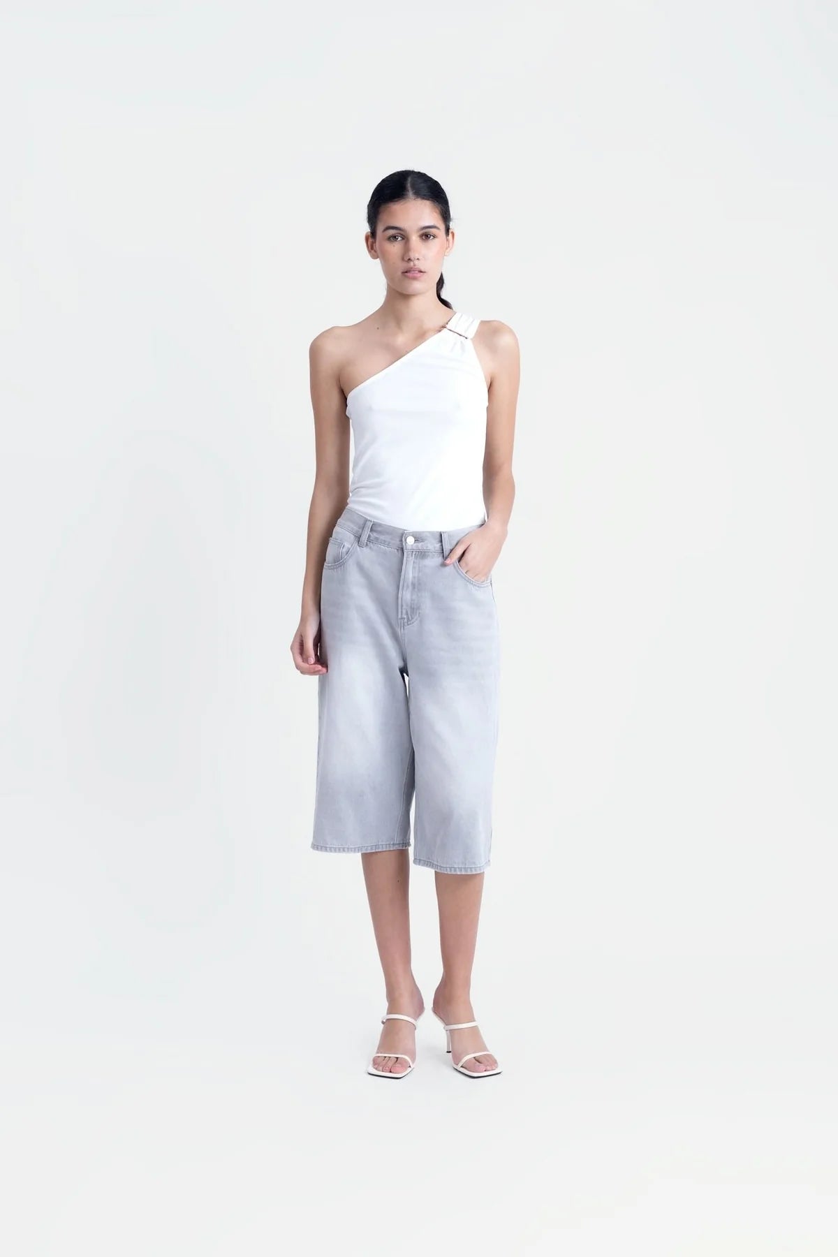Top asymétrique blanc Sapiato