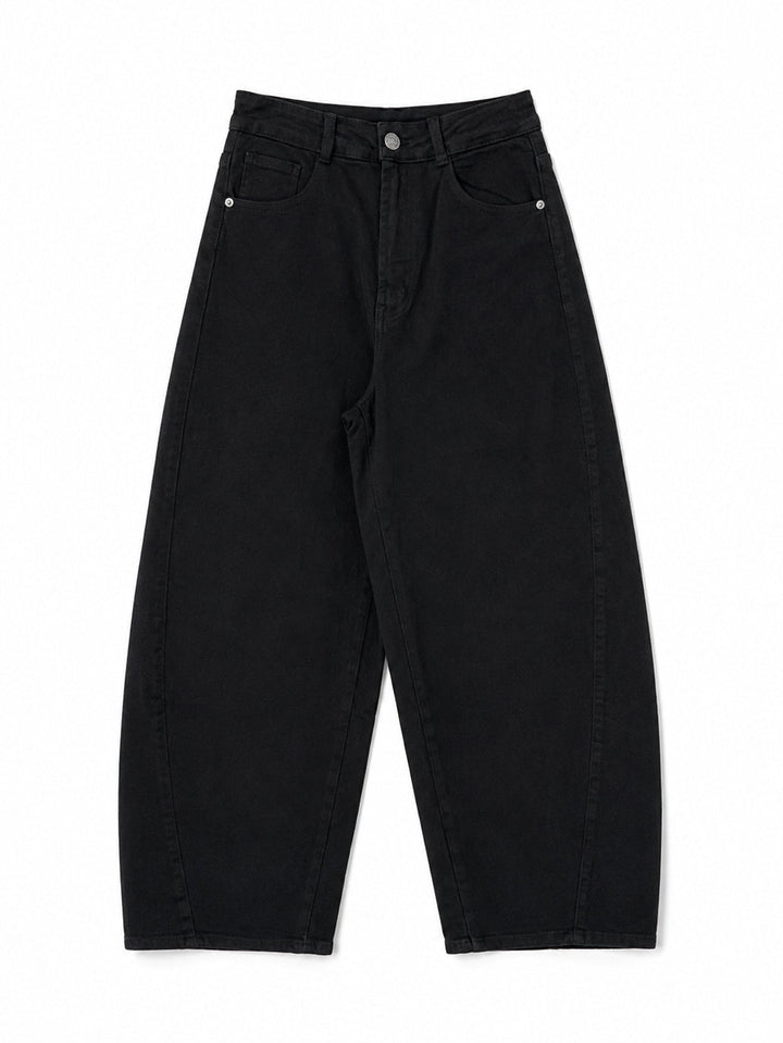jean barrel pour femme vue 01