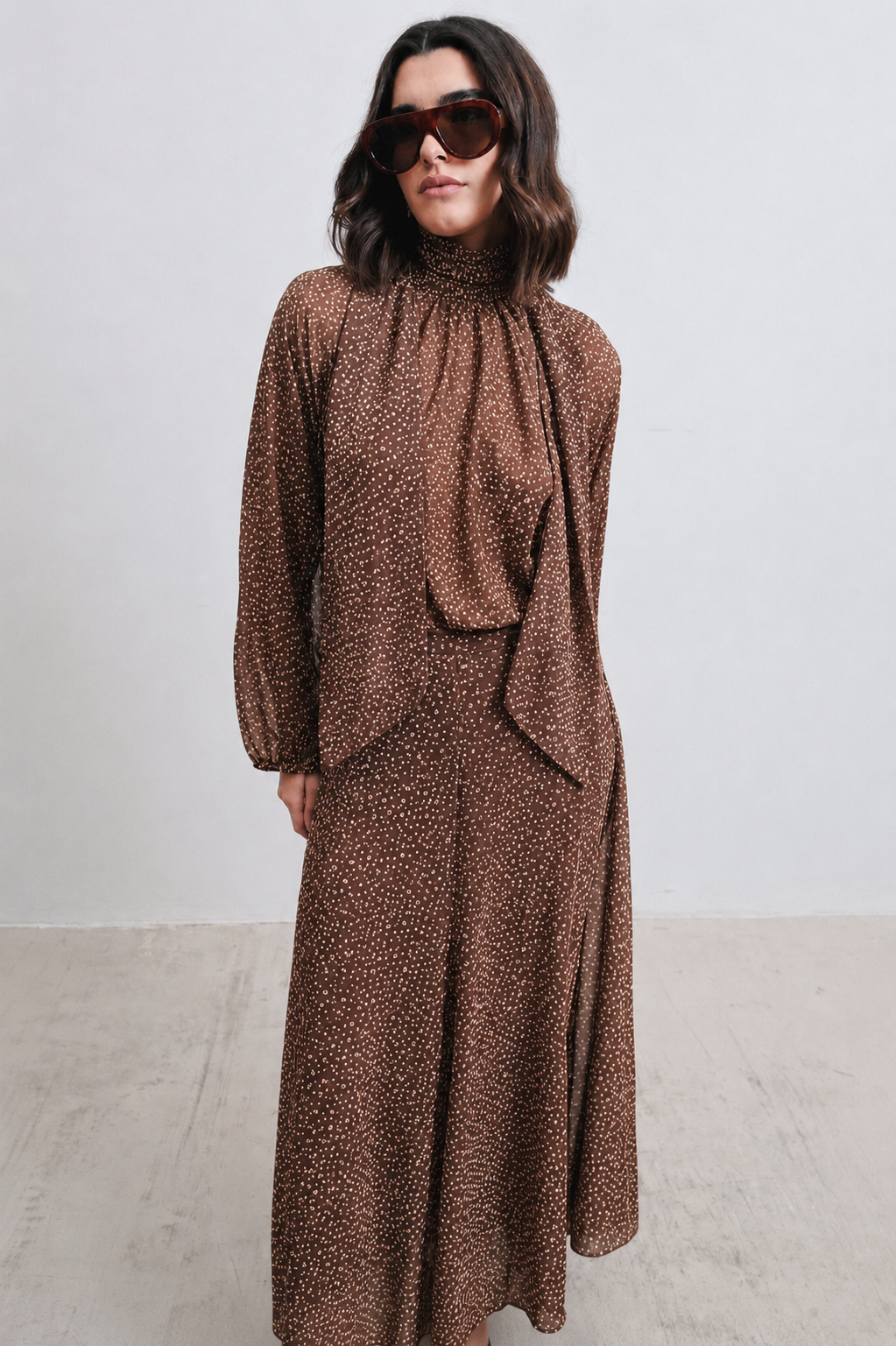 jupe midi pour femme vue 01