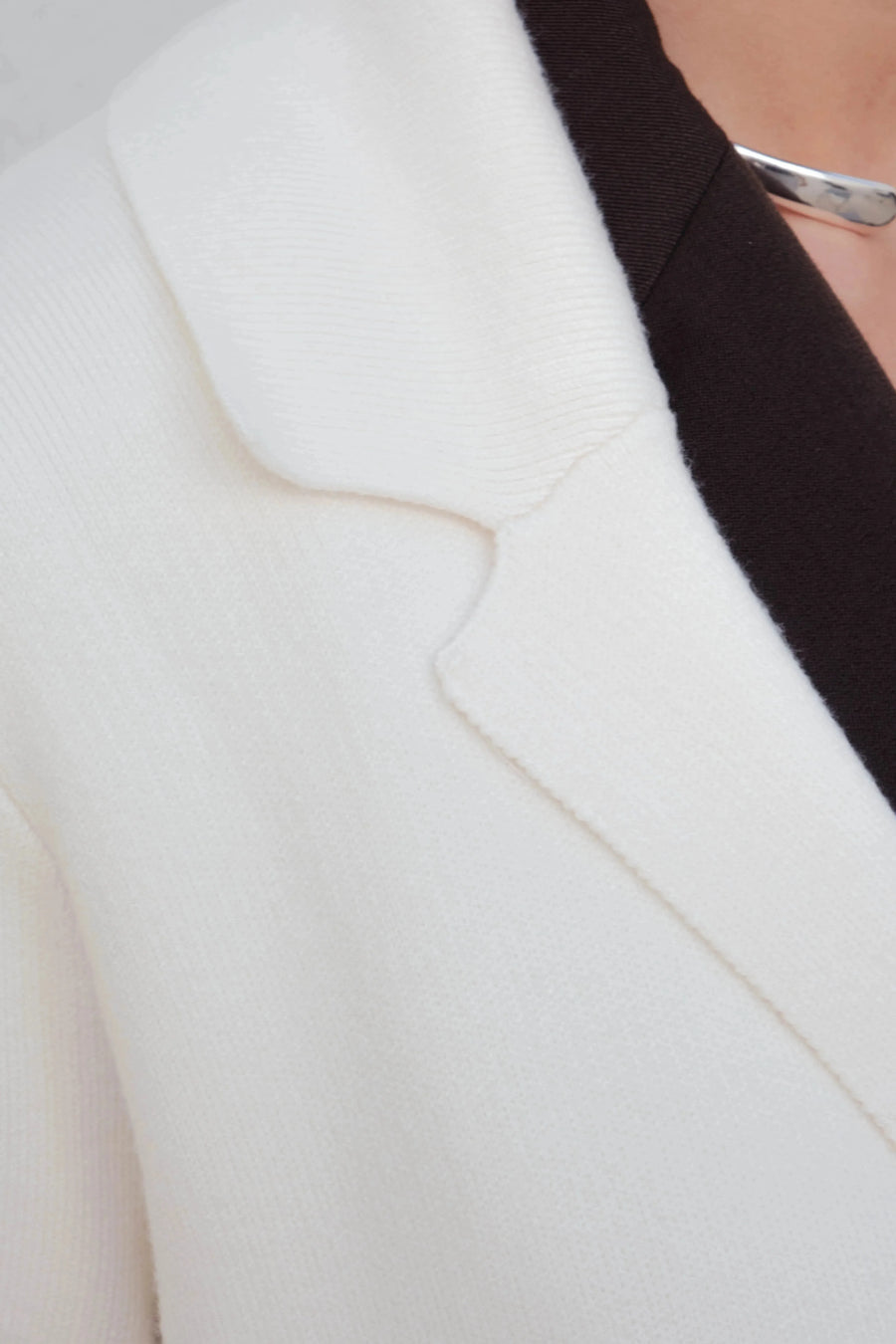 Manteau oversize en drap de laine détail du produit