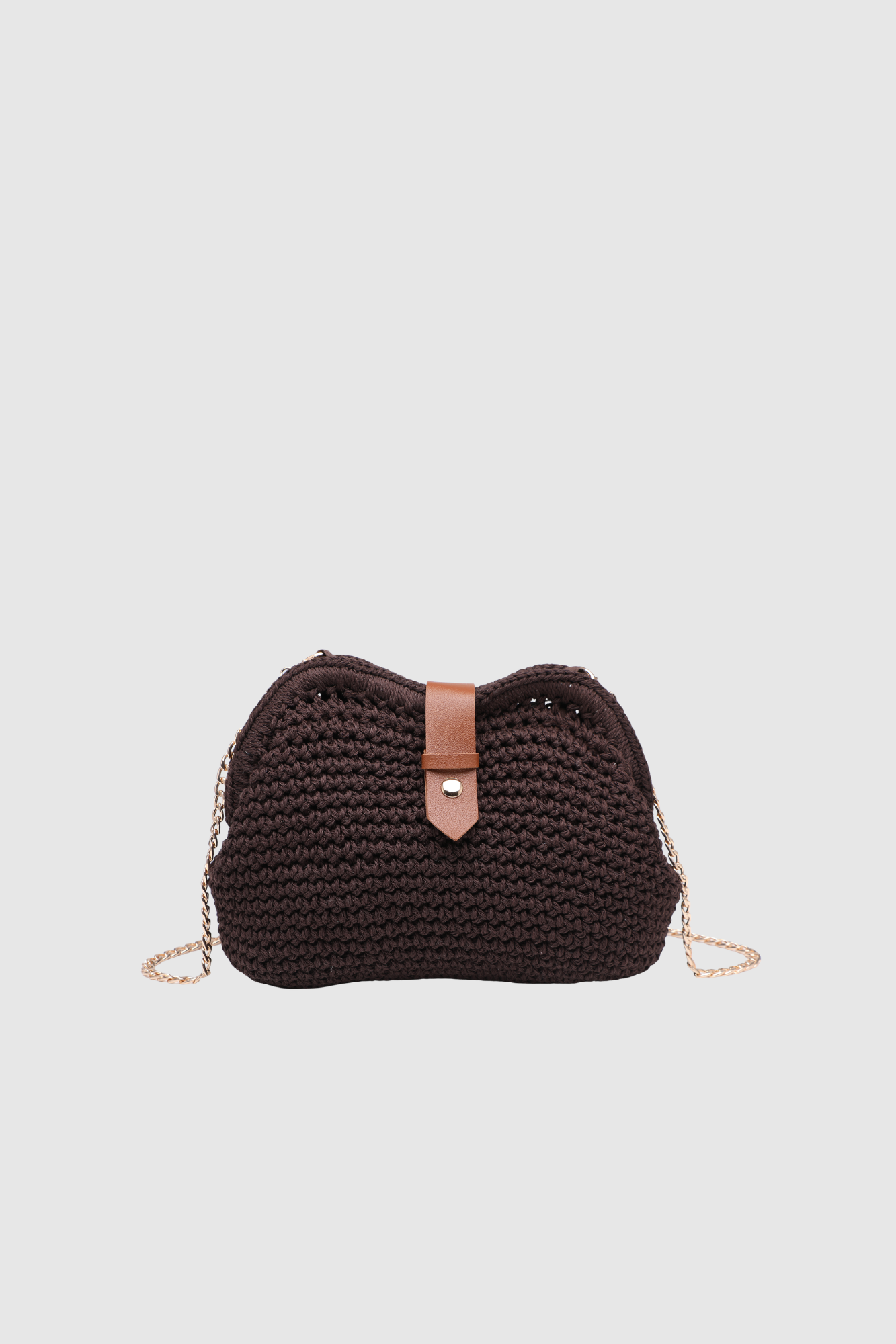 mini sac bandouliere crochet a chaine doree image 1