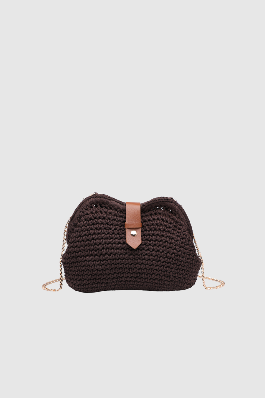 mini sac bandouliere crochet a chaine doree image 1