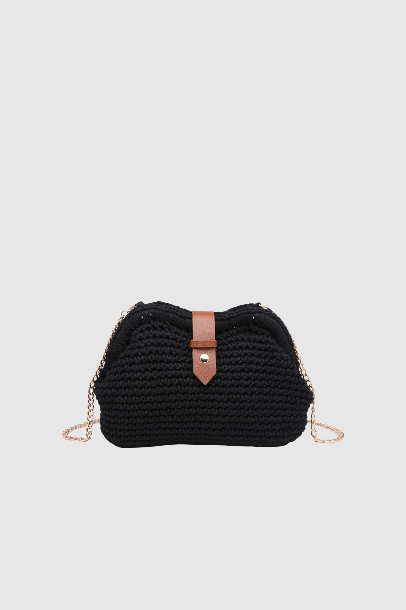 mini sac bandouliere crochet a chaine doree image 3